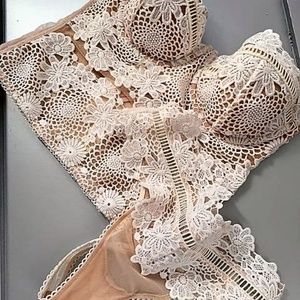 DREAM ANGELS BUSTIER and HIGH WAIST THONG PANTY